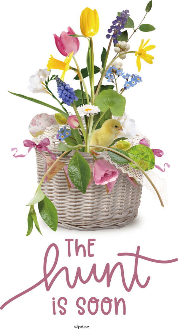 Free Holidays Floral Design Cut Flowers Flower For Easter Clipart Transparent Background