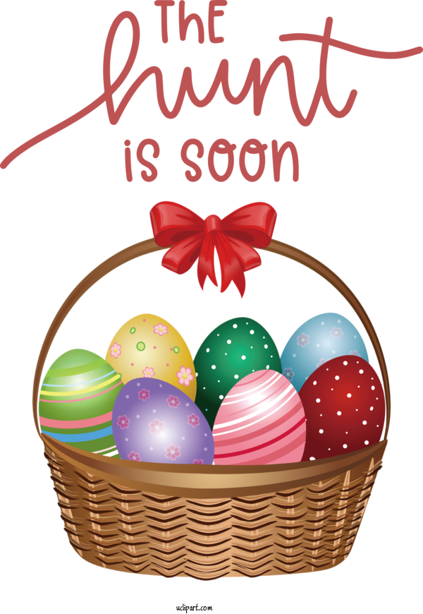 Free Holidays Red Easter Egg Easter Egg Easter Basket For Easter Clipart Transparent Background