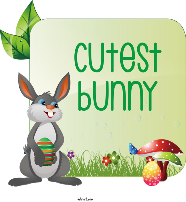 Free Animals Easter Bunny Easter Egg Egg Hunt For Rabbit Clipart Transparent Background