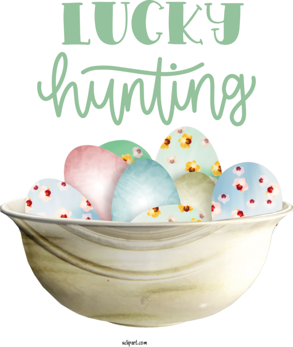 Free Holidays Frozen Dessert Baking Cup Ceramic For Easter Clipart Transparent Background