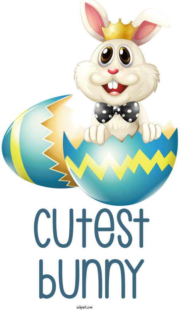 Free Animals Easter Bunny Easter Egg Drawing For Rabbit Clipart Transparent Background