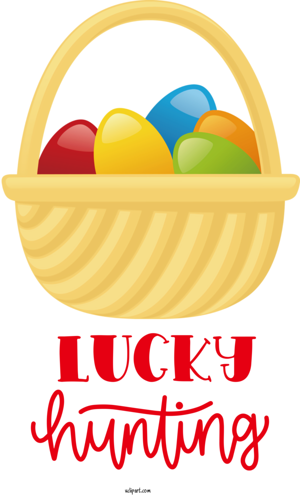 Free Holidays Logo Easter Egg Basket For Easter Clipart Transparent Background