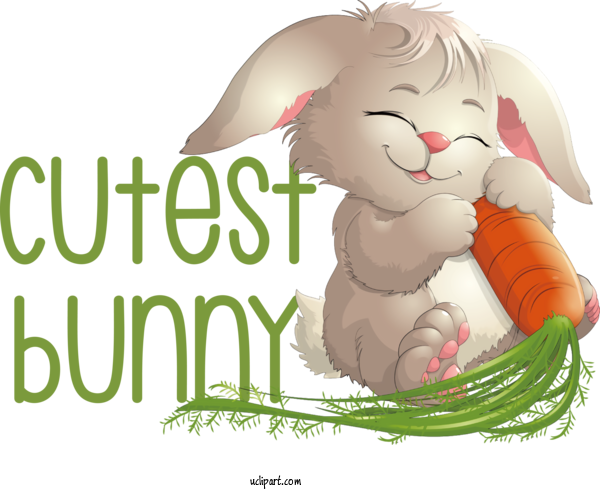 Free Animals Cat Easter Bunny Hares For Rabbit Clipart Transparent Background