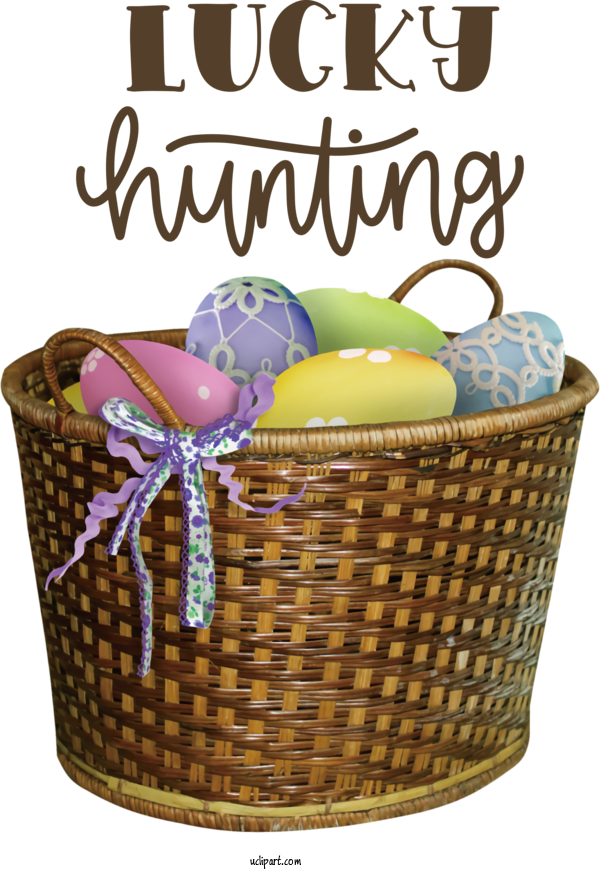 Free Holidays Gift Basket Hamper Basket For Easter Clipart Transparent Background