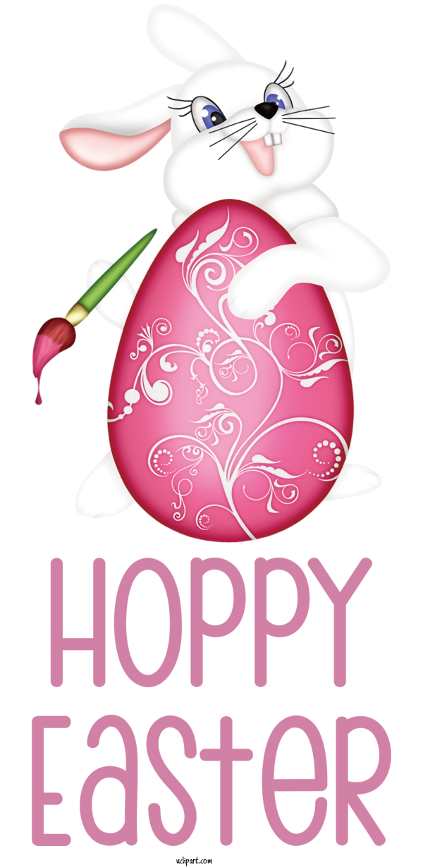 Free Holidays Design Easter Egg Flower For Easter Clipart Transparent Background