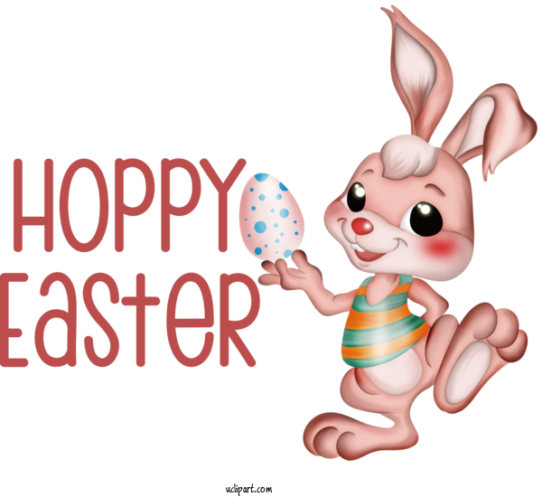 Free Holidays Easter Bunny Red Easter Egg Easter Basket For Easter Clipart Transparent Background