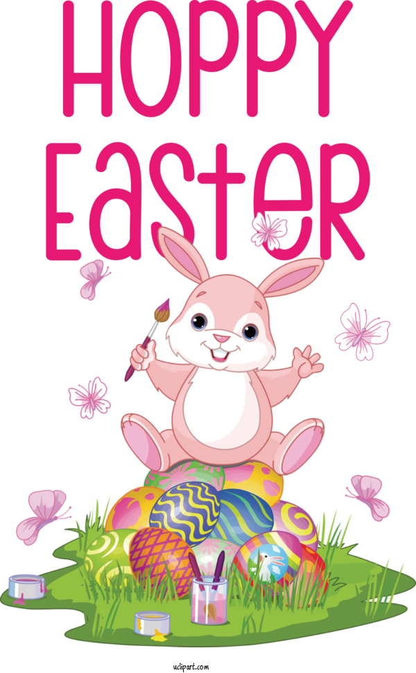 Free Holidays Easter Bunny Bugs Bunny Cartoon For Easter Clipart Transparent Background