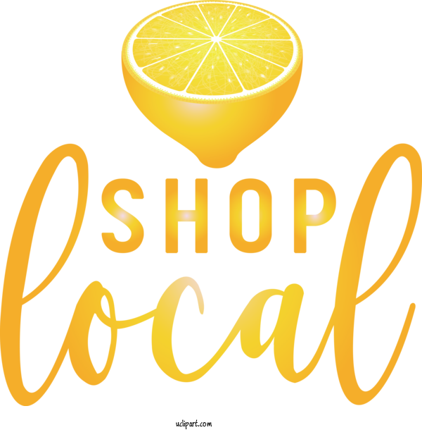 Free Life Citric Acid Lemon Logo For Shop Local Clipart Transparent Background