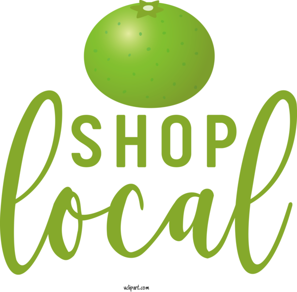 Free Life Logo Green Line For Shop Local Clipart Transparent Background