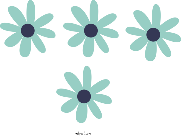 Free Flowers Floral Design Design Green For Flower Clipart Clipart Transparent Background
