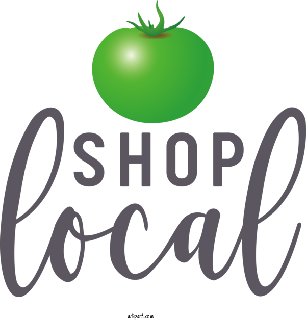 Free Life Logo Green For Shop Local Clipart Transparent Background