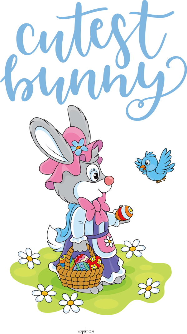 Free Holidays Easter Bunny Red Easter Egg Easter Parade For Easter Clipart Transparent Background
