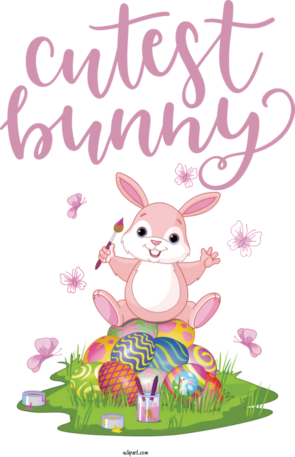 Free Holidays Easter Bunny Easter Egg Easter Parade For Easter Clipart Transparent Background