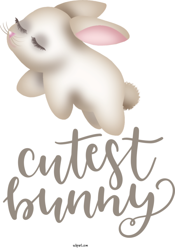 Free Holidays Cat Hares Dog For Easter Clipart Transparent Background