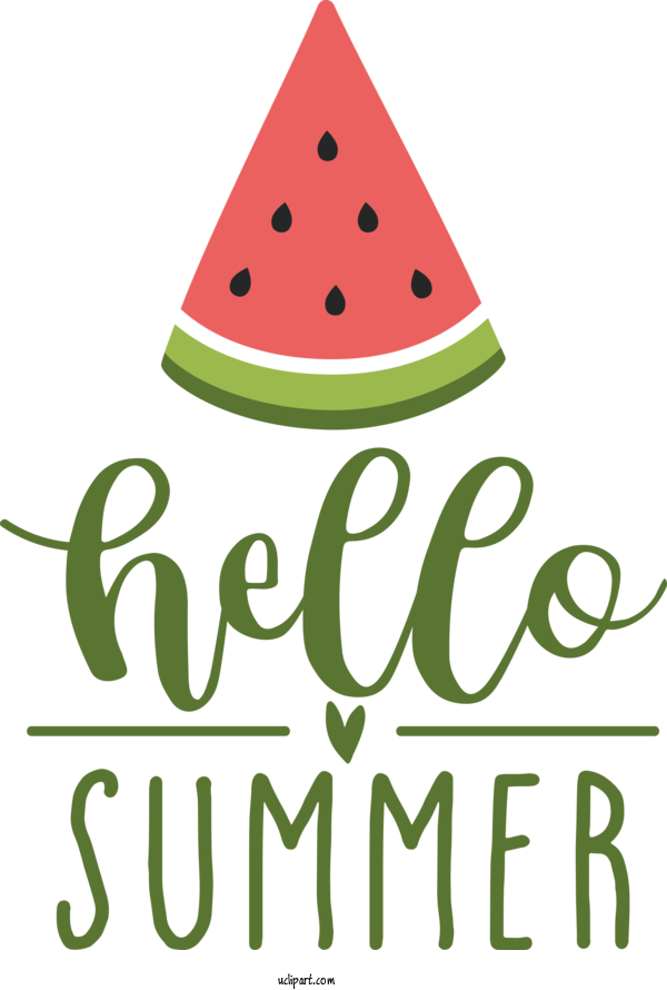 Free Nature Watermelon Logo Produce For Summer Clipart Transparent Background