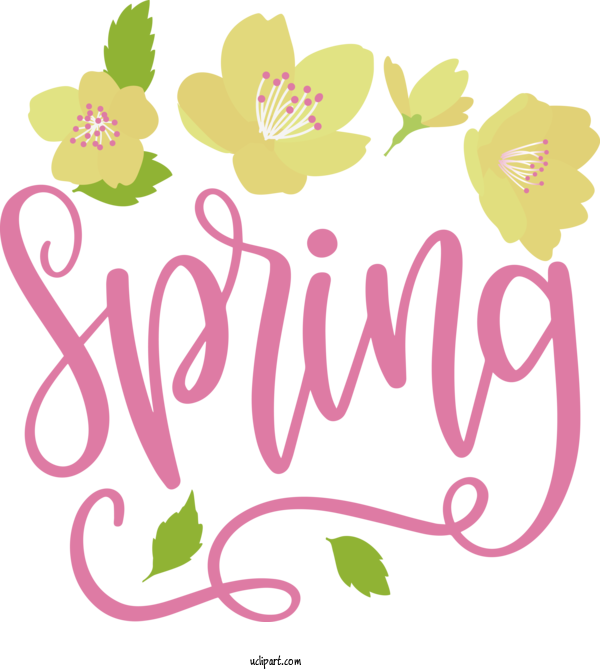 Free Nature Floral Design Cut Flowers Logo For Spring Clipart Transparent Background