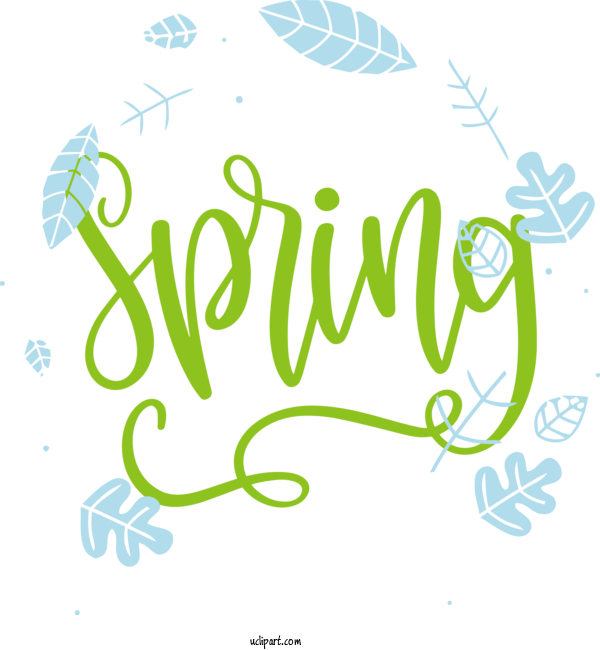 Free Nature Logo Diagram Leaf For Spring Clipart Transparent Background