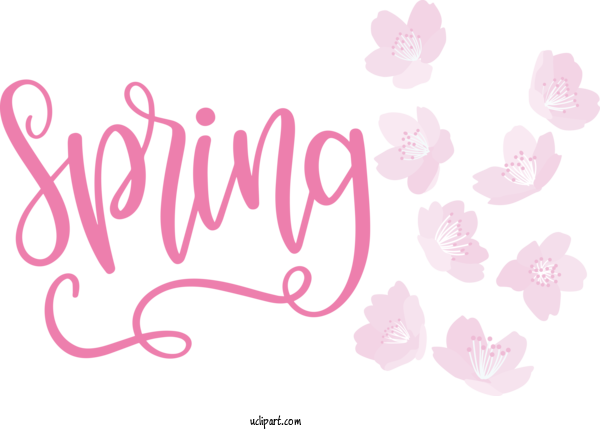 Free Nature Design Logo Flower For Spring Clipart Transparent Background