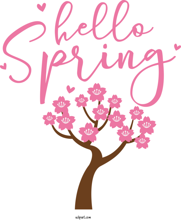 Free Nature Floral Design Flower Sticker For Spring Clipart Transparent Background