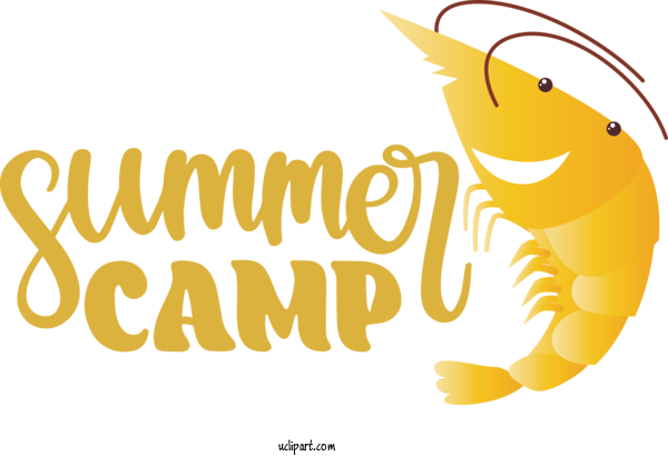 Free Activities Logo Cartoon Yellow For Camping Clipart Transparent Background