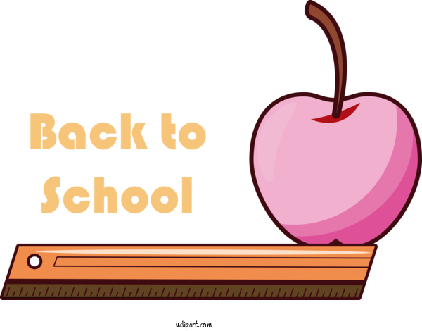 Free School Cartoon Logo For Back To School Clipart Transparent Background