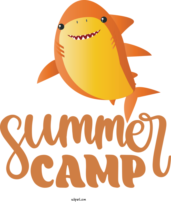 Free Activities Cartoon Logo Fish For Camping Clipart Transparent Background