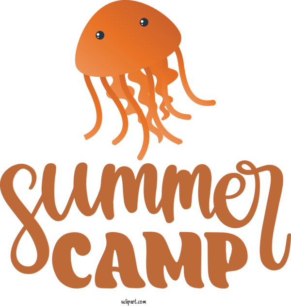 Free Activities Logo Cartoon Octopus For Camping Clipart Transparent Background