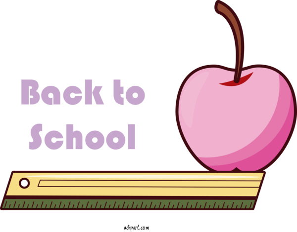 Free School Logo Cartoon For Back To School Clipart Transparent Background