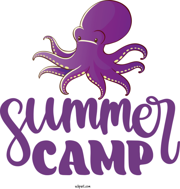 Free Activities Octopus Logo Design For Camping Clipart Transparent Background