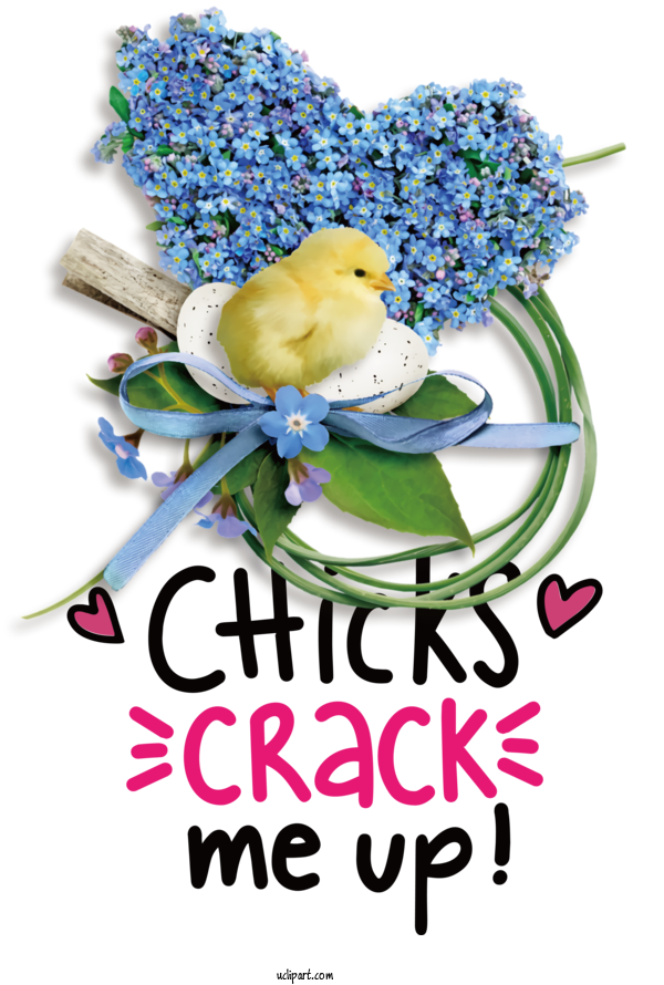 Free Holidays Floral Design Flower Easter Bunny For Easter Clipart Transparent Background