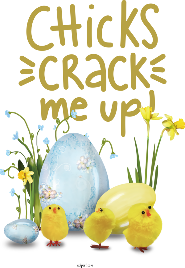Free Holidays Floral Design Easter Egg Yellow For Easter Clipart Transparent Background