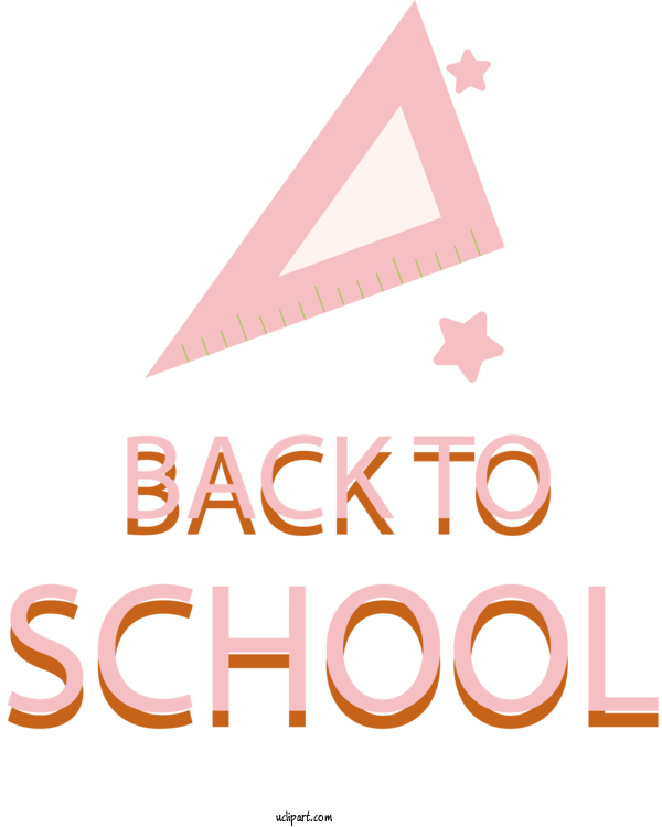 Free School Logo Line Triangle For Back To School Clipart Transparent Background