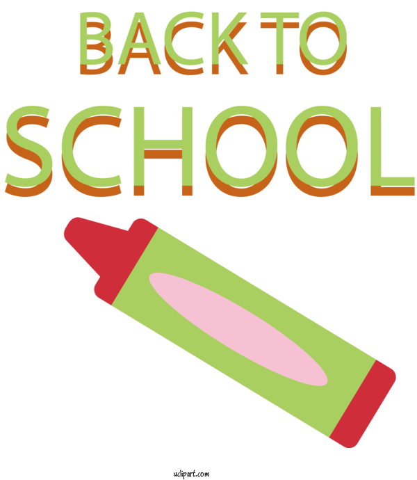 Free School Logo Yellow Line For Back To School Clipart Transparent Background