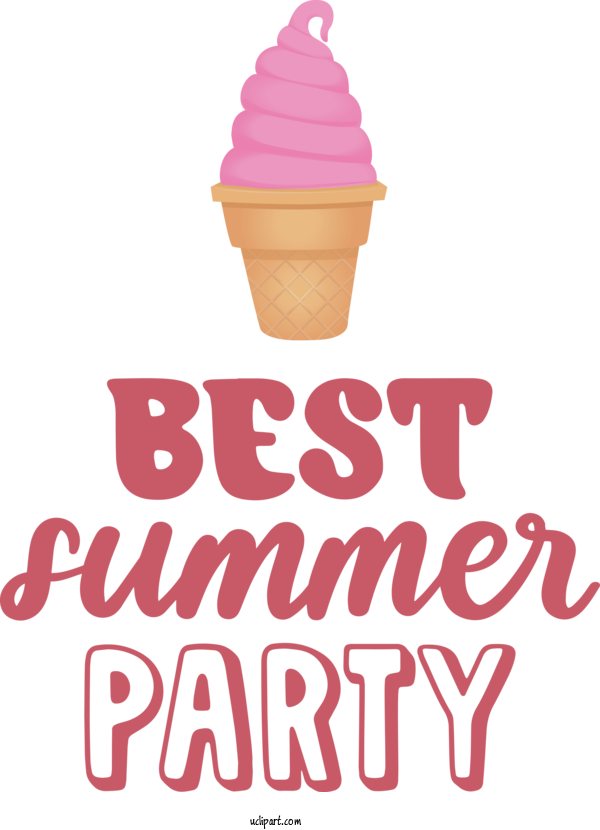Free Nature Ice Cream Cone Baking Cup Logo For Summer Clipart Transparent Background