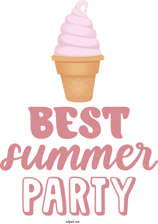 Free Nature Ice Cream Cone Ice Cream Logo For Summer Clipart Transparent Background