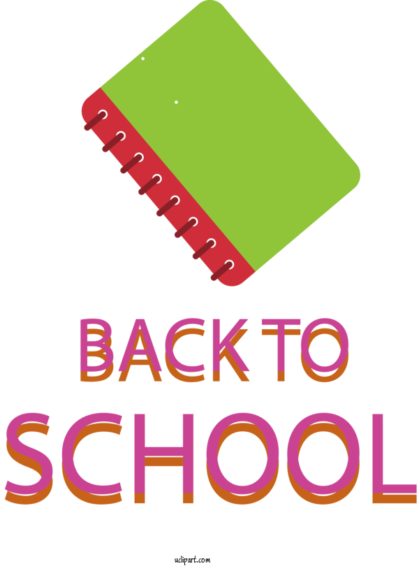 Free School Logo Line Meter For Back To School Clipart Transparent Background