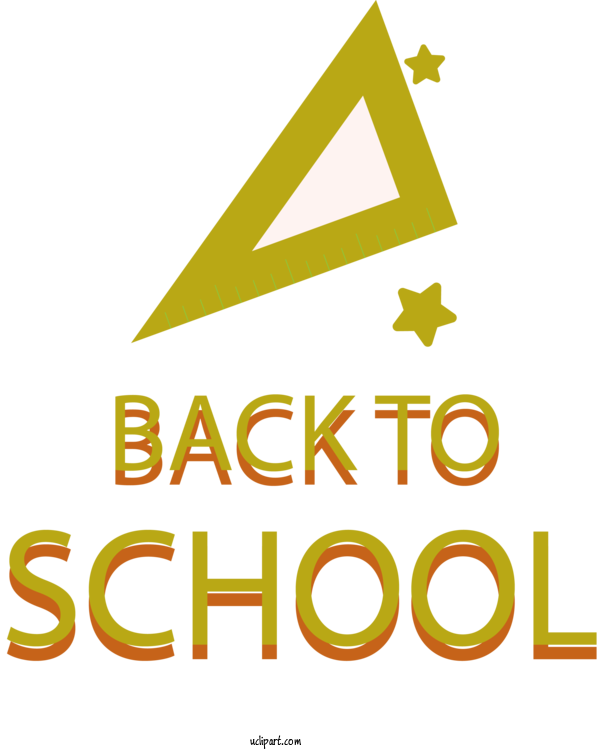 Free School Logo Font Symbol For Back To School Clipart Transparent Background