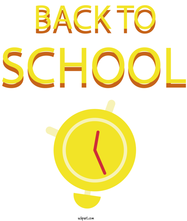 Free School Yellow Icon Line For Back To School Clipart Transparent Background