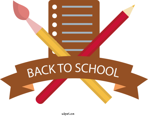 Free School Logo India Line For Back To School Clipart Transparent Background