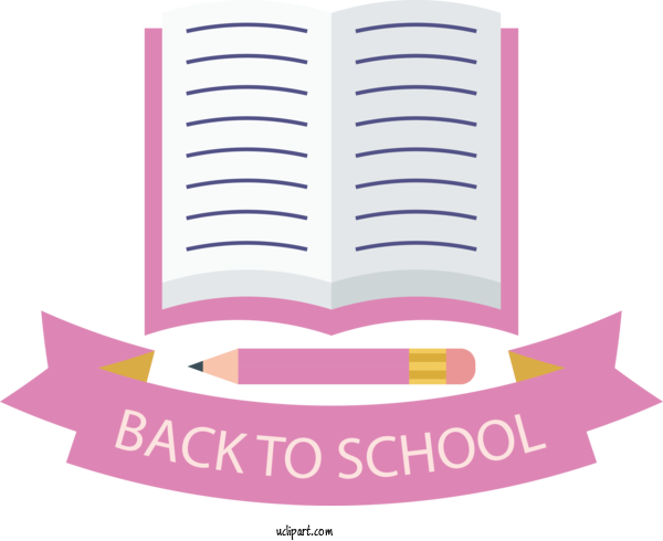 Free School Logo Line Macintosh For Back To School Clipart Transparent Background