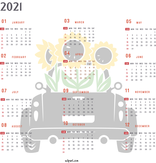Free Life Design Calendar System Line For Yearly Calendar Clipart Transparent Background