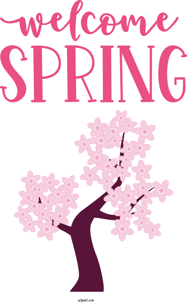 Free Nature Flower Cartoon Logo For Spring Clipart Transparent Background