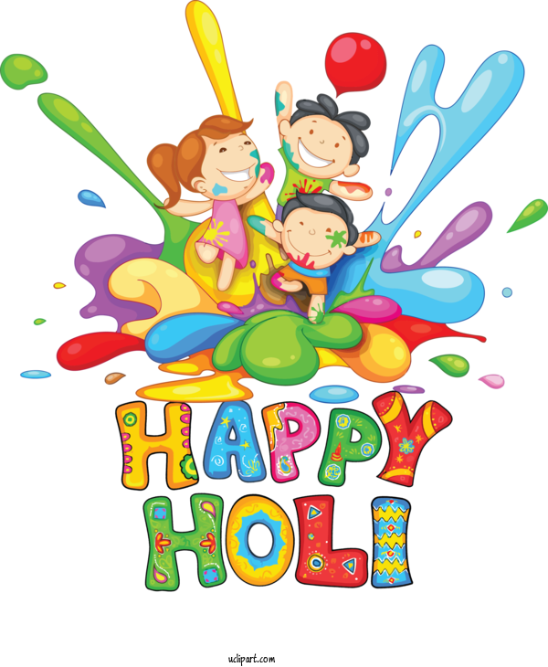 Free Holidays School National Primary School Education For Holi Clipart Transparent Background