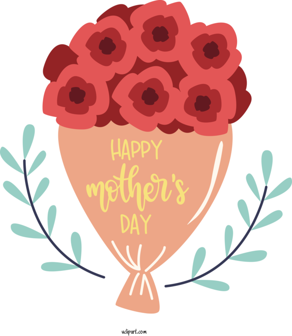 Free Holidays Floral Design Cut Flowers Flower For Mothers Day Clipart Transparent Background