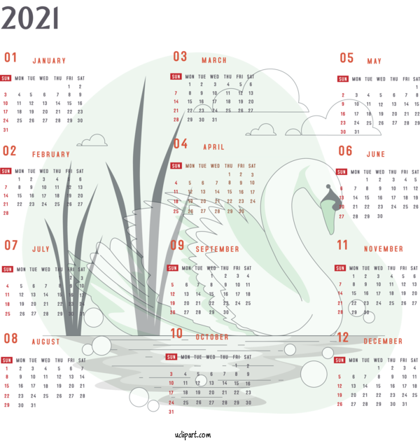 Free Life Calendar System Calendar Year Annual Calendar For Yearly Calendar Clipart Transparent Background