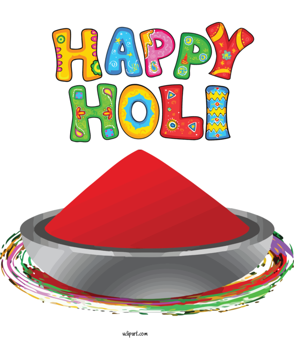 Free Holidays Party Hat Line Meter For Holi Clipart Transparent Background