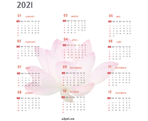 Free Life Calendar System Meter Font For Yearly Calendar Clipart Transparent Background