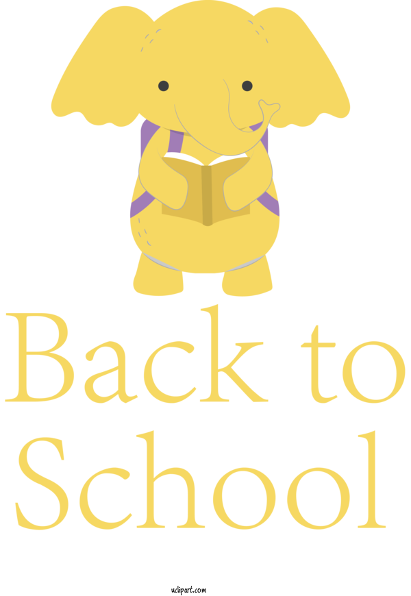 Free School Cartoon Design Dog For Back To School Clipart Transparent Background