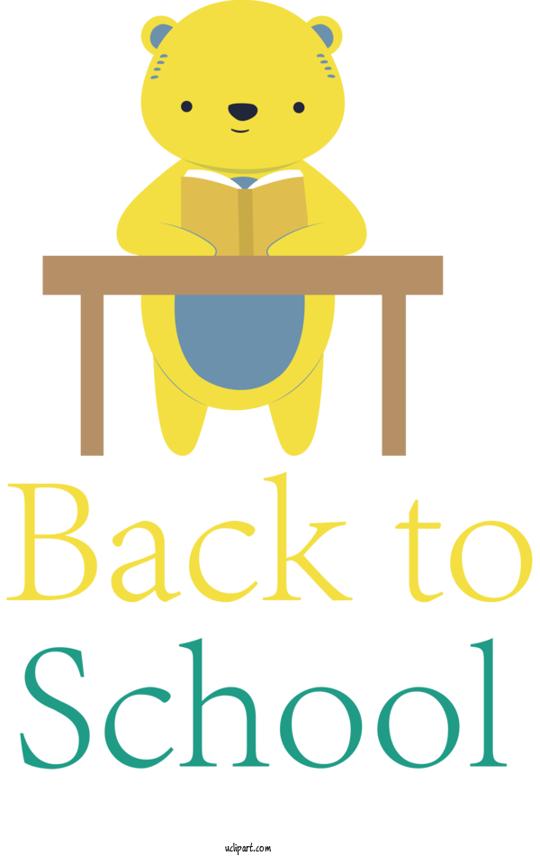 Free School Logo Smiley Yellow For Back To School Clipart Transparent Background