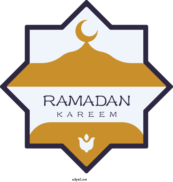 Free Holidays Logo Design Yellow For Ramadan Clipart Transparent Background